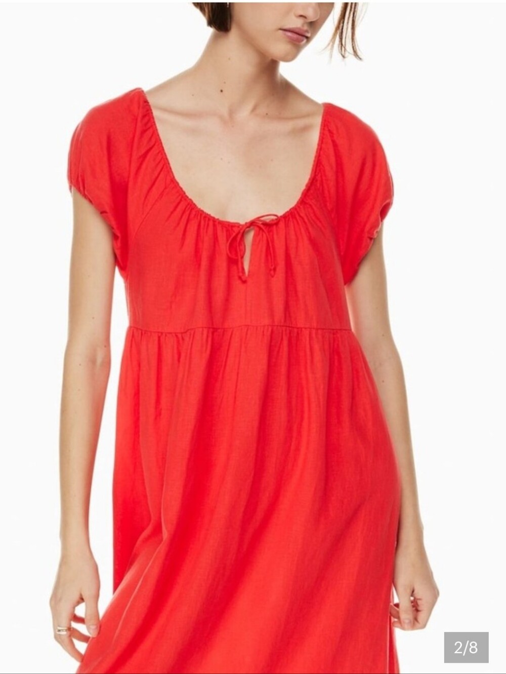 Aritzia Wilfred Linen Dress